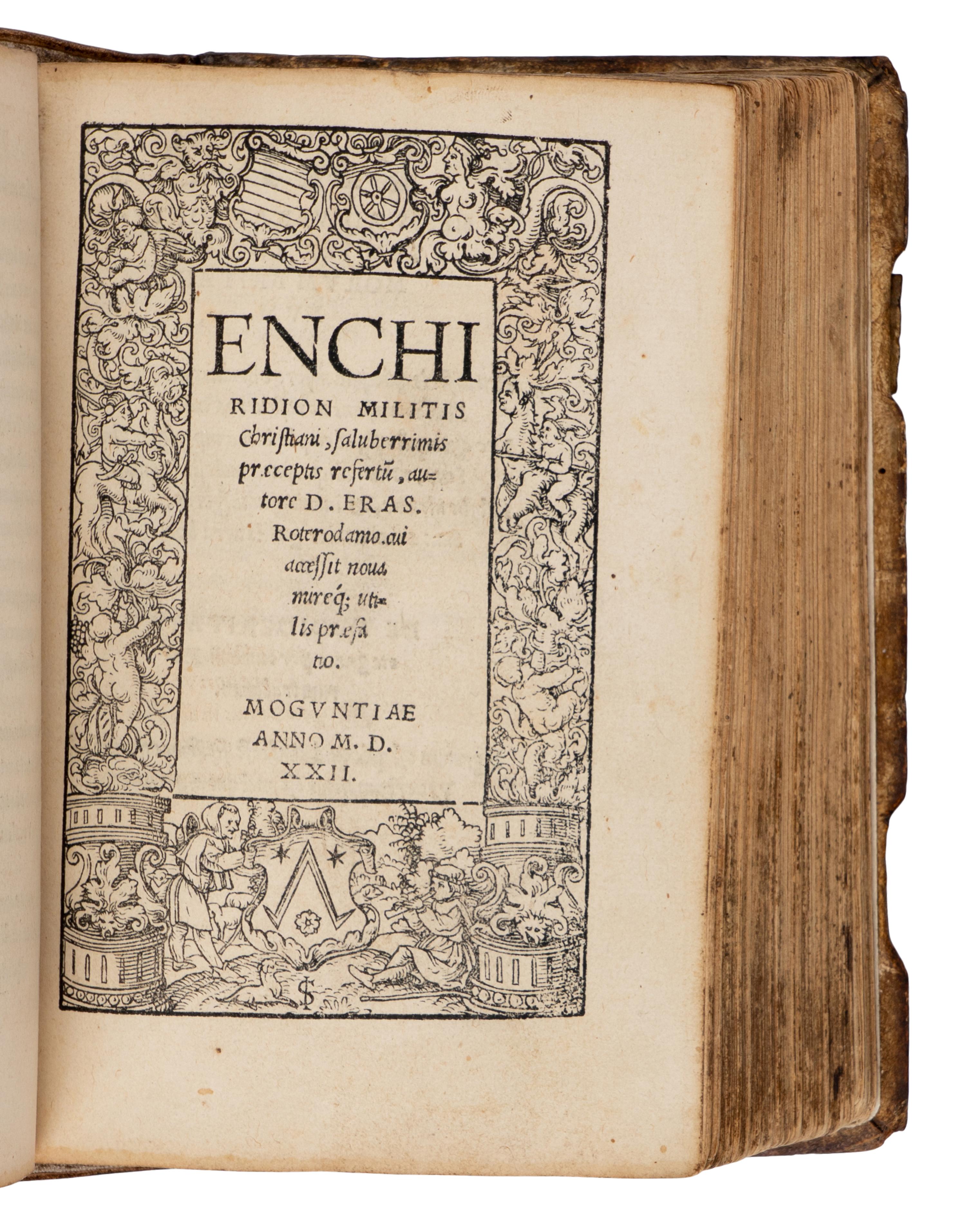 [Early Printing] Erasmus. Sammelband of 4 Lifetime Works