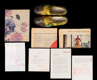 (Fashion) Letters sent to Peg Zwecker by famous fashion designers, comprising: