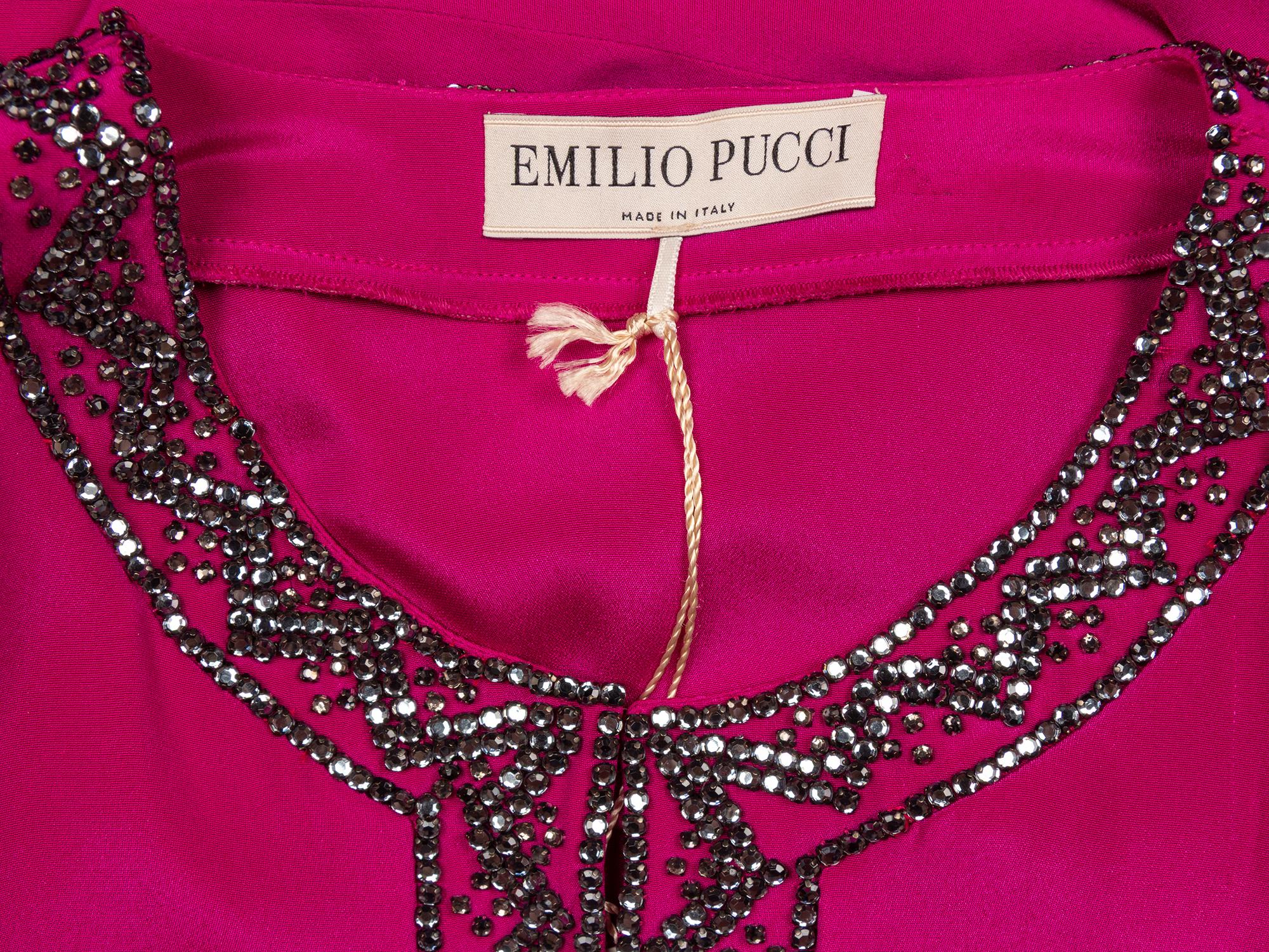 Emilio Pucci, Embellished Fuchsia Kaftan