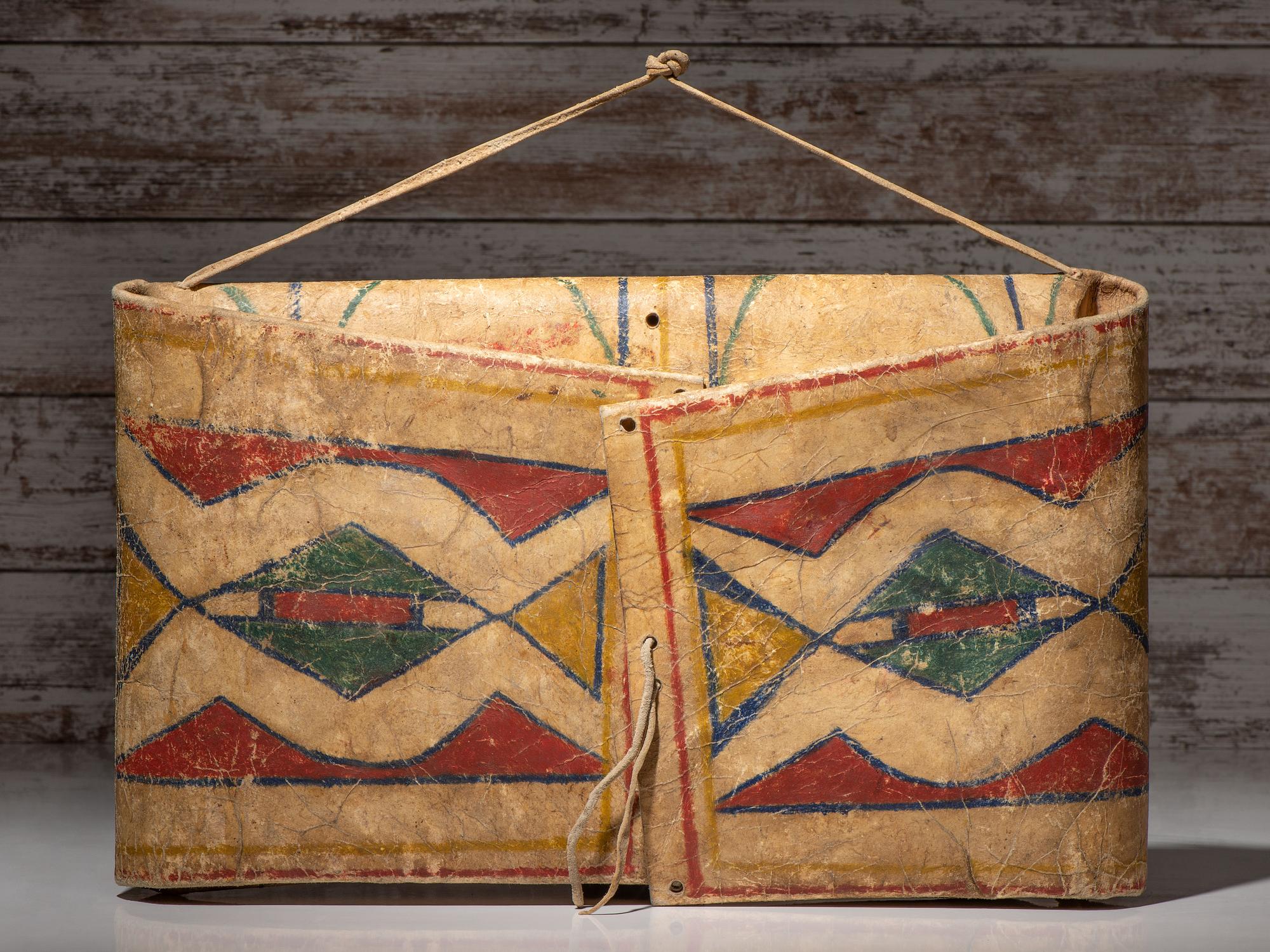 Sioux Painted Parfleche Envelope