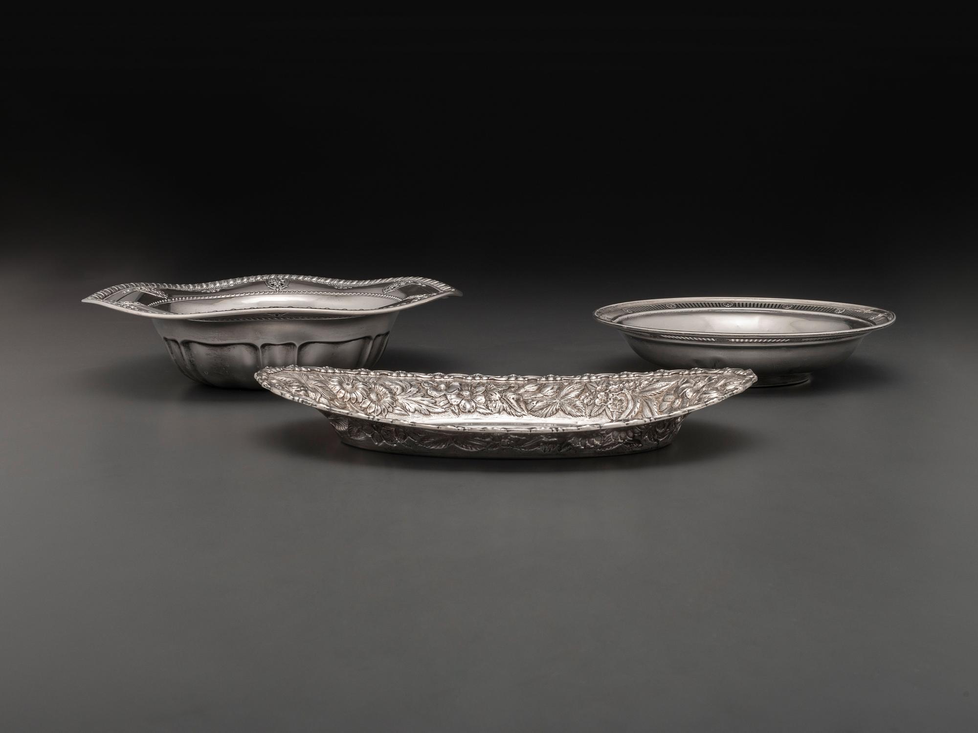 Three American Silver Bowls