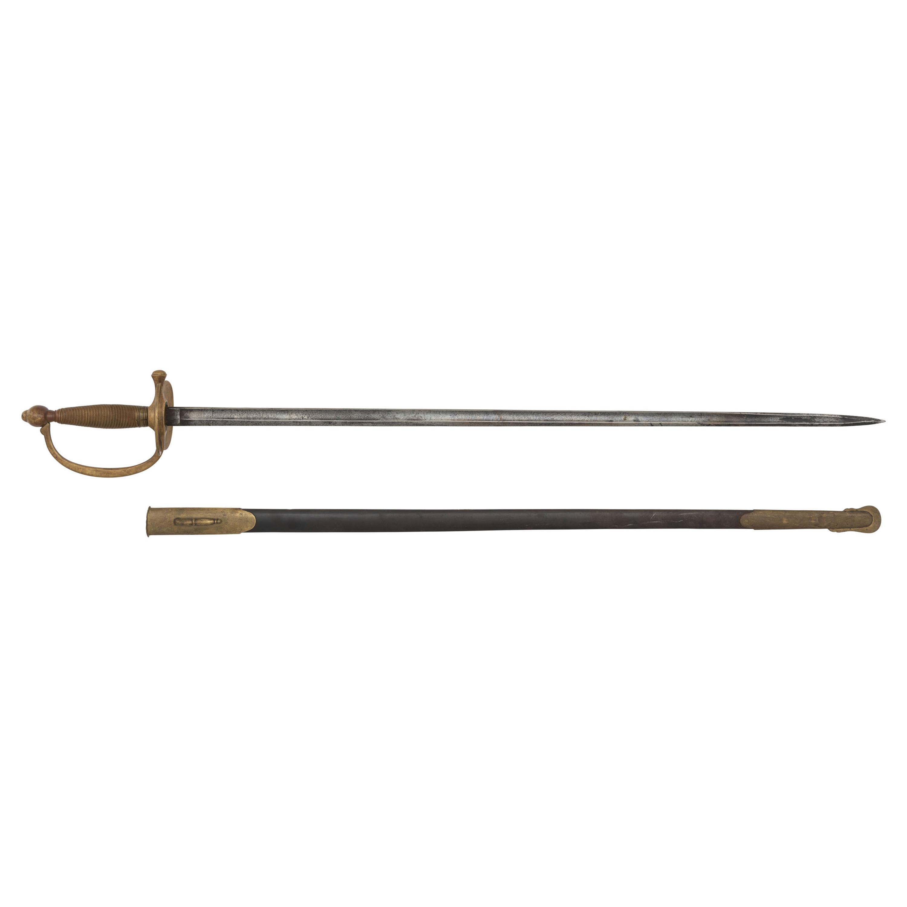 Published Collins & Co. Model 1840 NCO Sword Presented to William E. Simonds - 25th Connecticut Infantry - Congressional Medal of Honor Recipient at Irish Bend, LA
