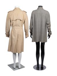 Jeffrey Banks Ultasuede Trench Coat and Willi Smith Shirt, 1980s