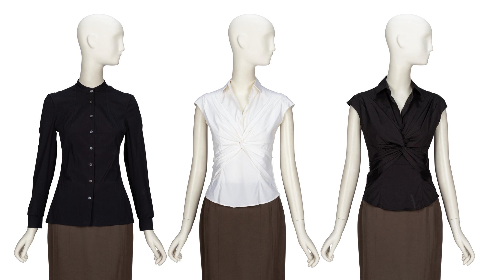 Prada, Three Poplin Blouses