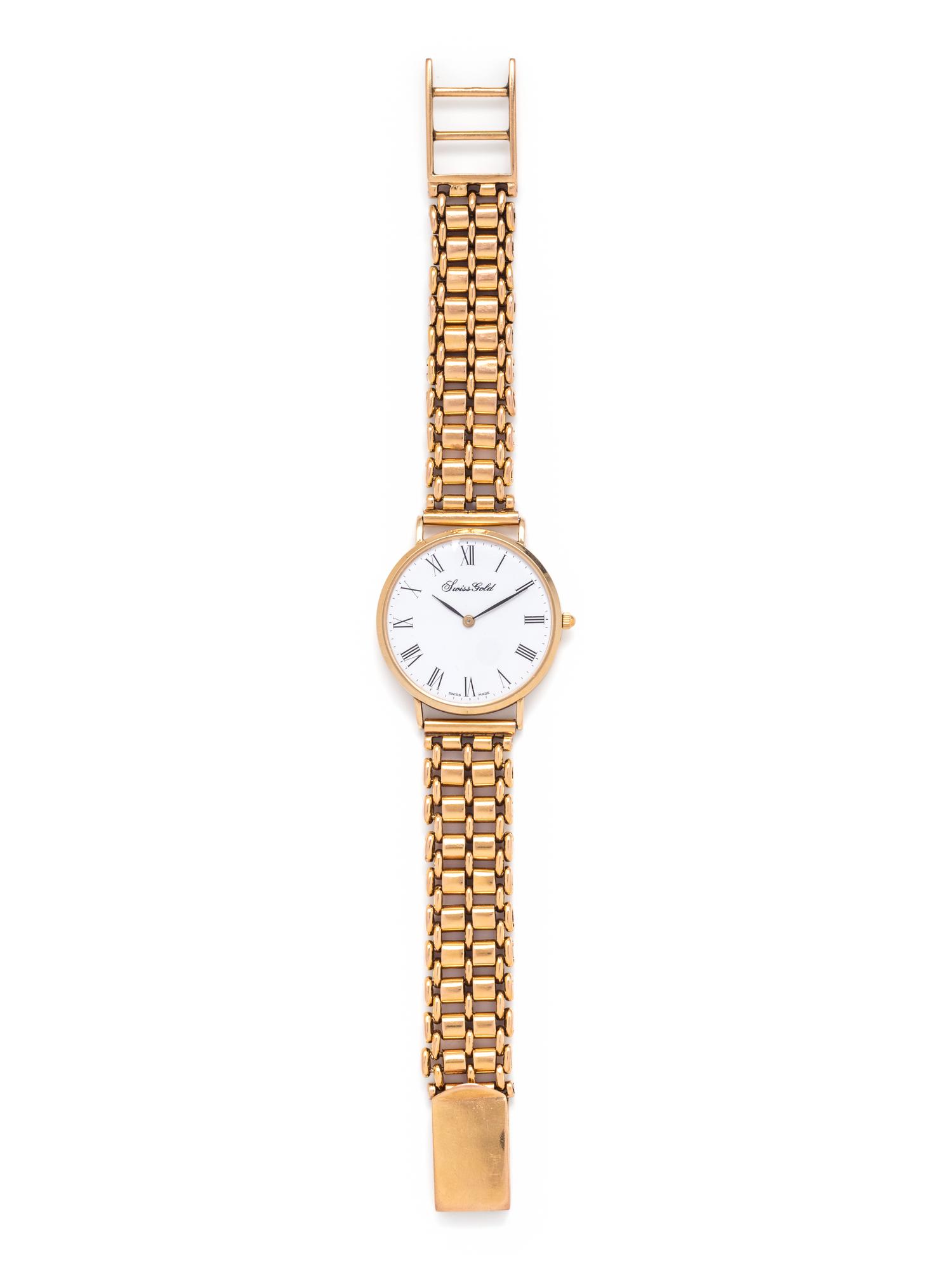 YELLOW GOLD WRISTWATCH