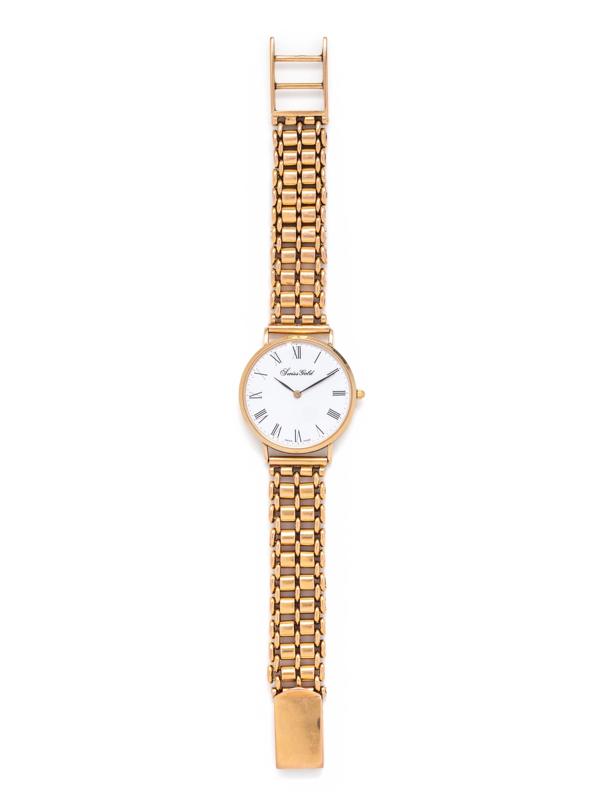 YELLOW GOLD WRISTWATCH