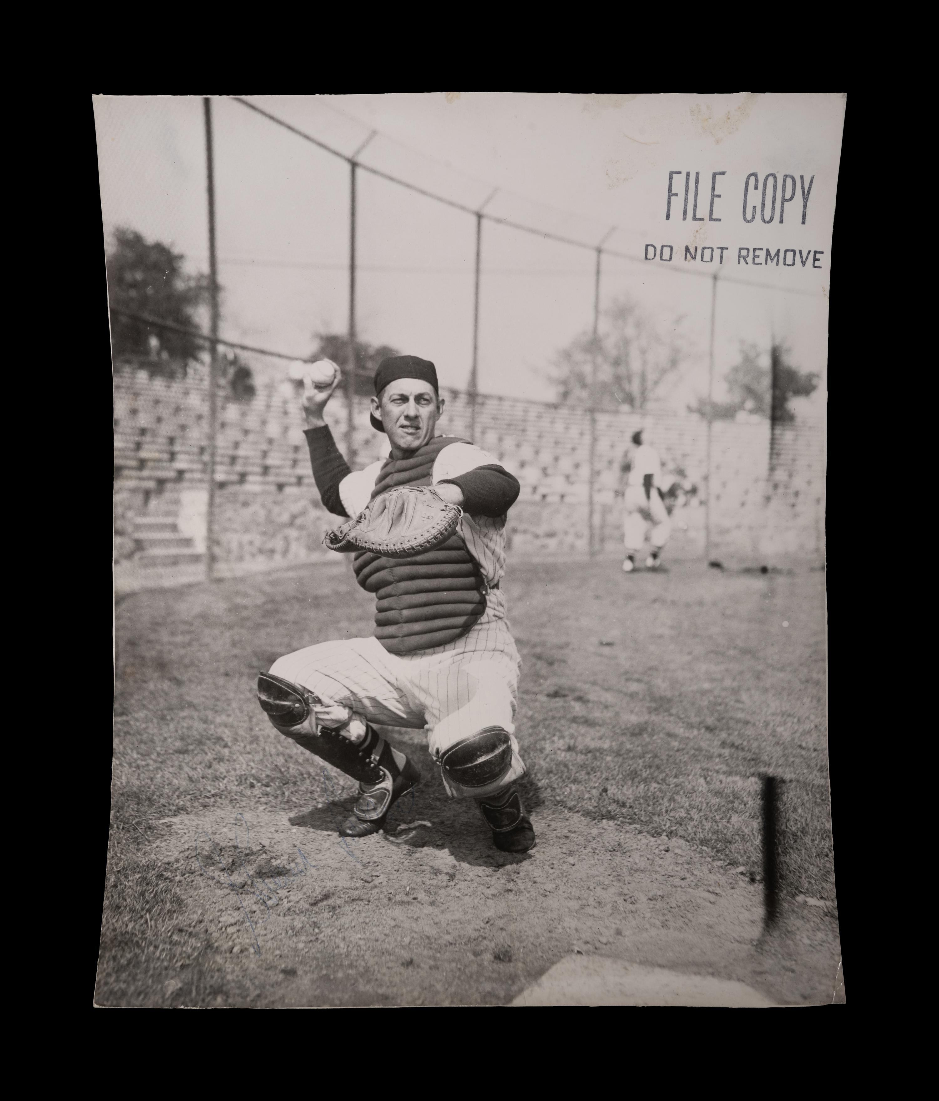A Group of 1950s Comiskey Park Chicago White Sox Signed Type One Photographs and Ephemera Including Nellie Fox Signed Photograph,