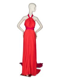 BRANDON MAXWELL CHIFFON GOWN
