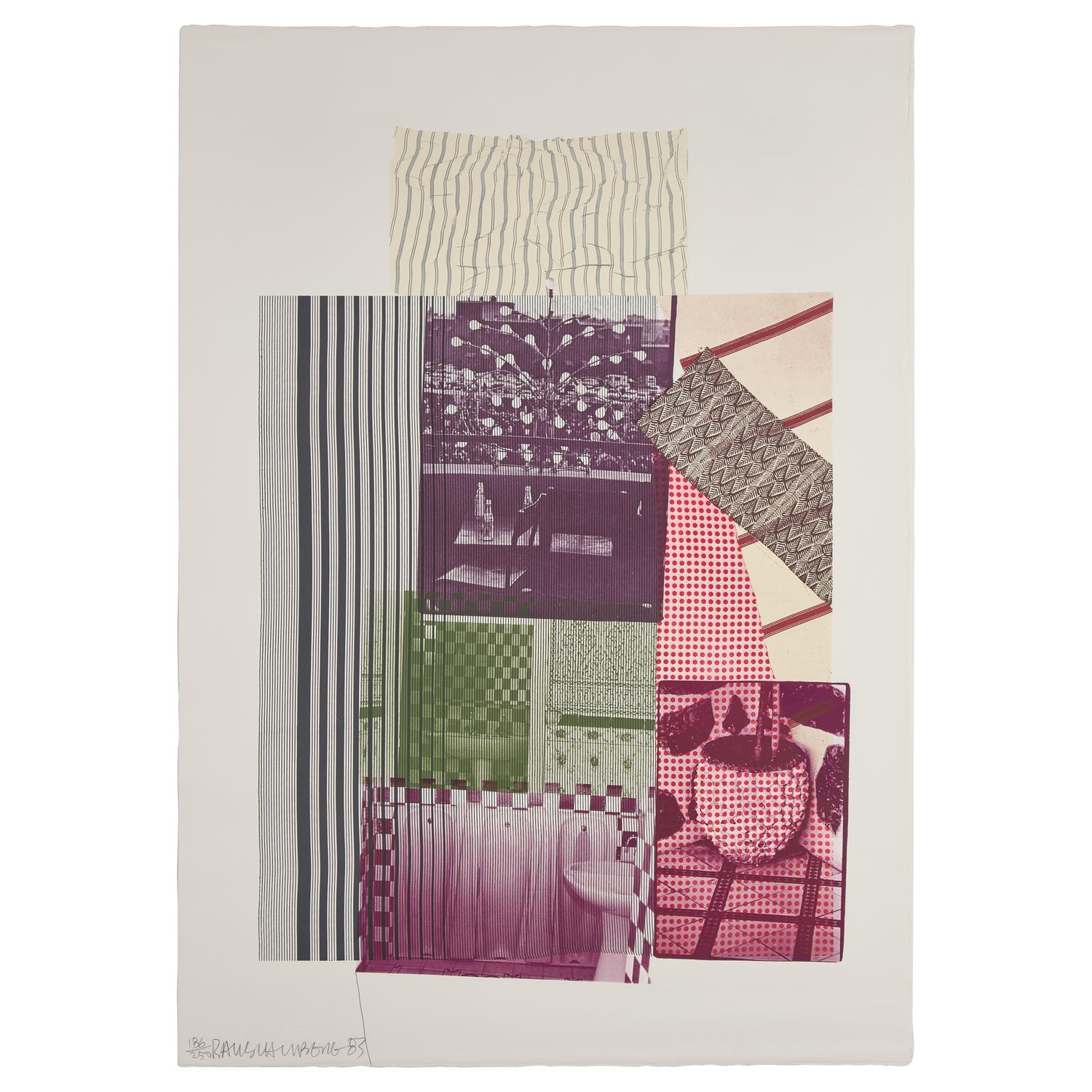 Robert Rauschenberg (American, 1925-2008) — Pre-Morocco , 1983