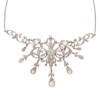 EDWARDIAN, CONVERTIBLE DIAMOND NECKLACE