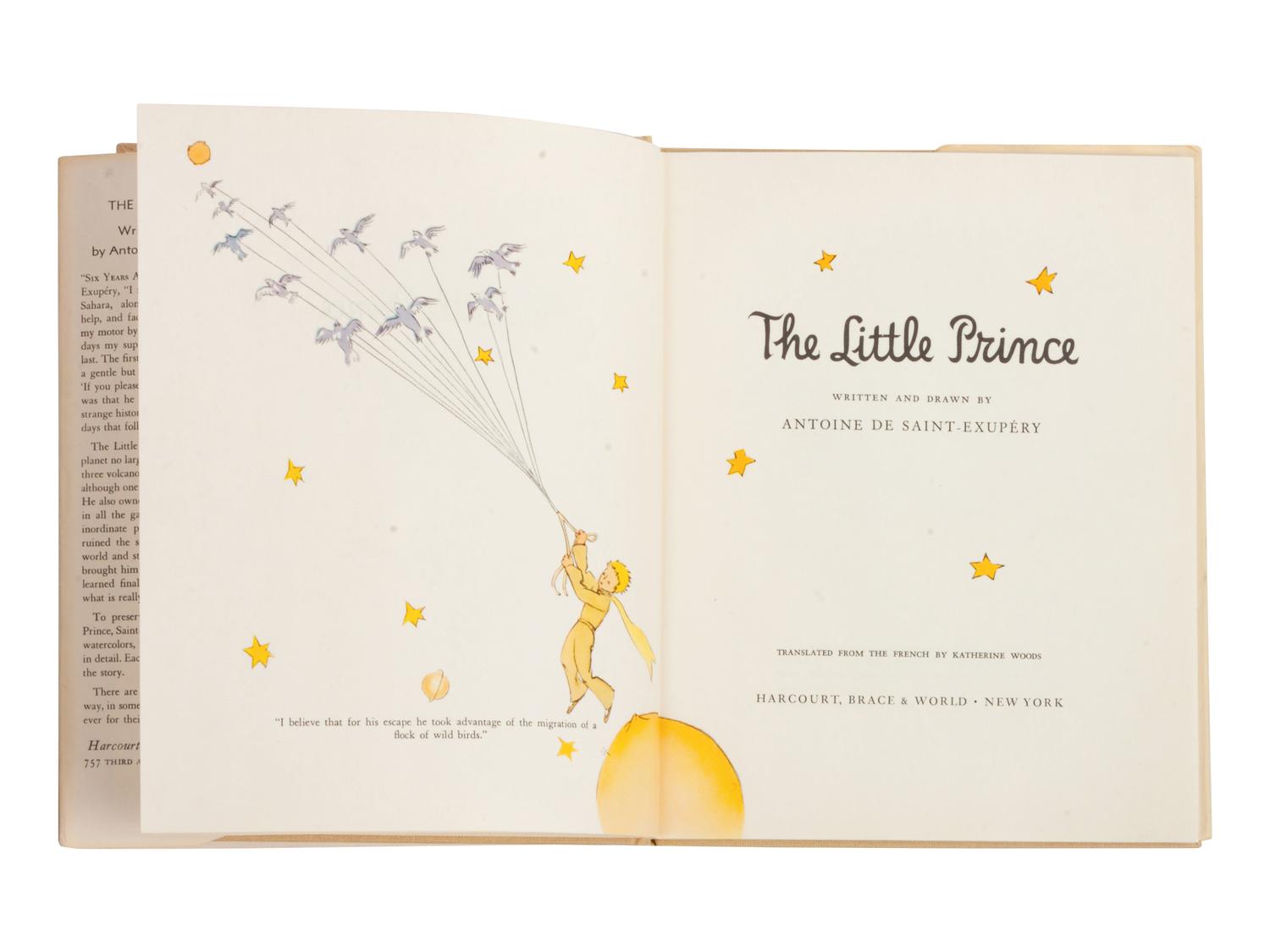 SAINT-EXUPERY, Antoine de. The Little Prince. New York: Harcourt, Brace & World, 1943 (but ca 1968). Later edition.