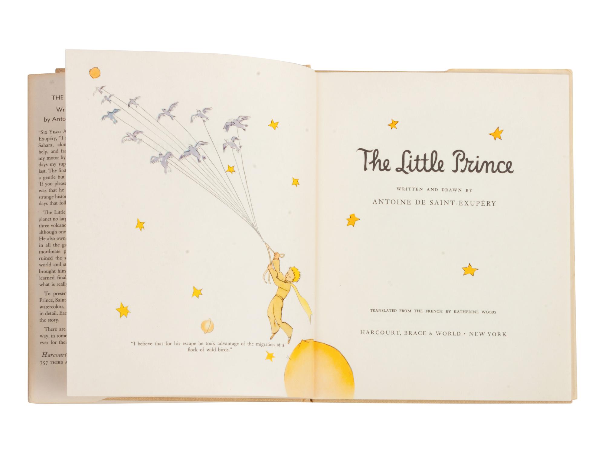 SAINT-EXUPERY, Antoine de. The Little Prince. New York: Harcourt, Brace & World, 1943 (but ca 1968). Later edition.