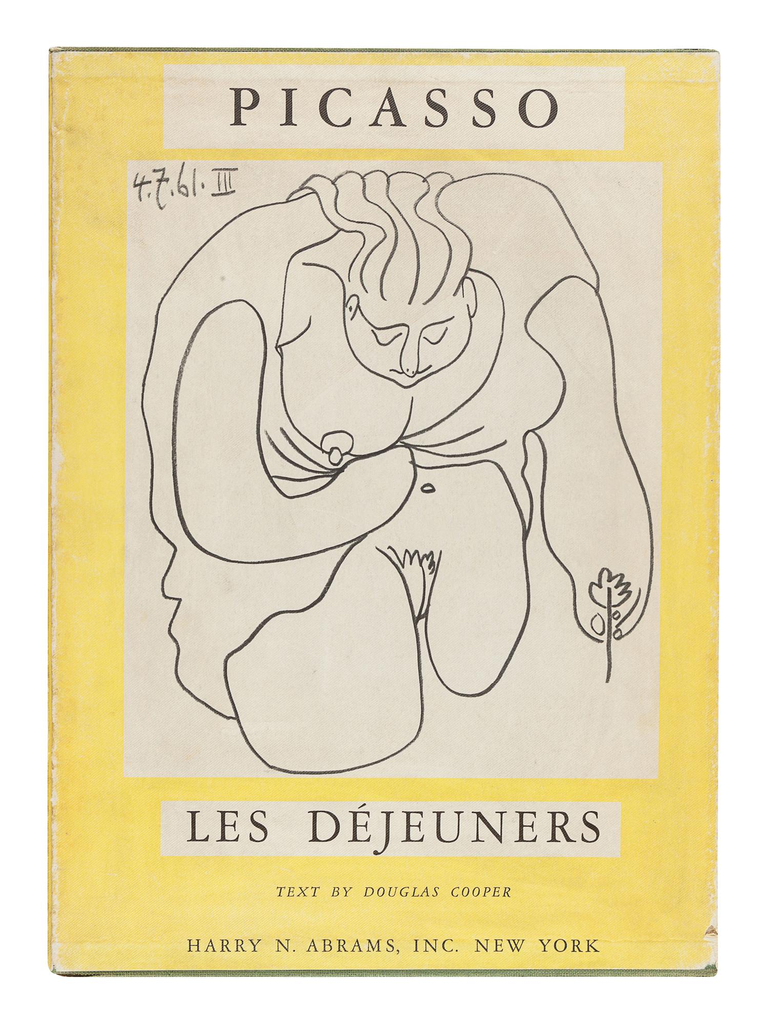 [PICASSO, Pablo (1881-1973)]. COOPER, Douglas. Pablo Picasso: Les Déjeuners. New York: Harry N. Abrams, Inc., 1963.