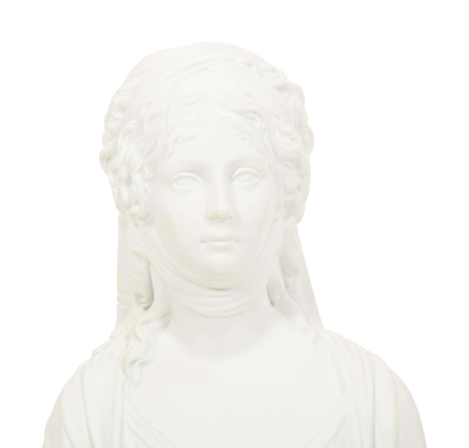 A Berlin (K.P.M.) Bisque Porcelain Bust