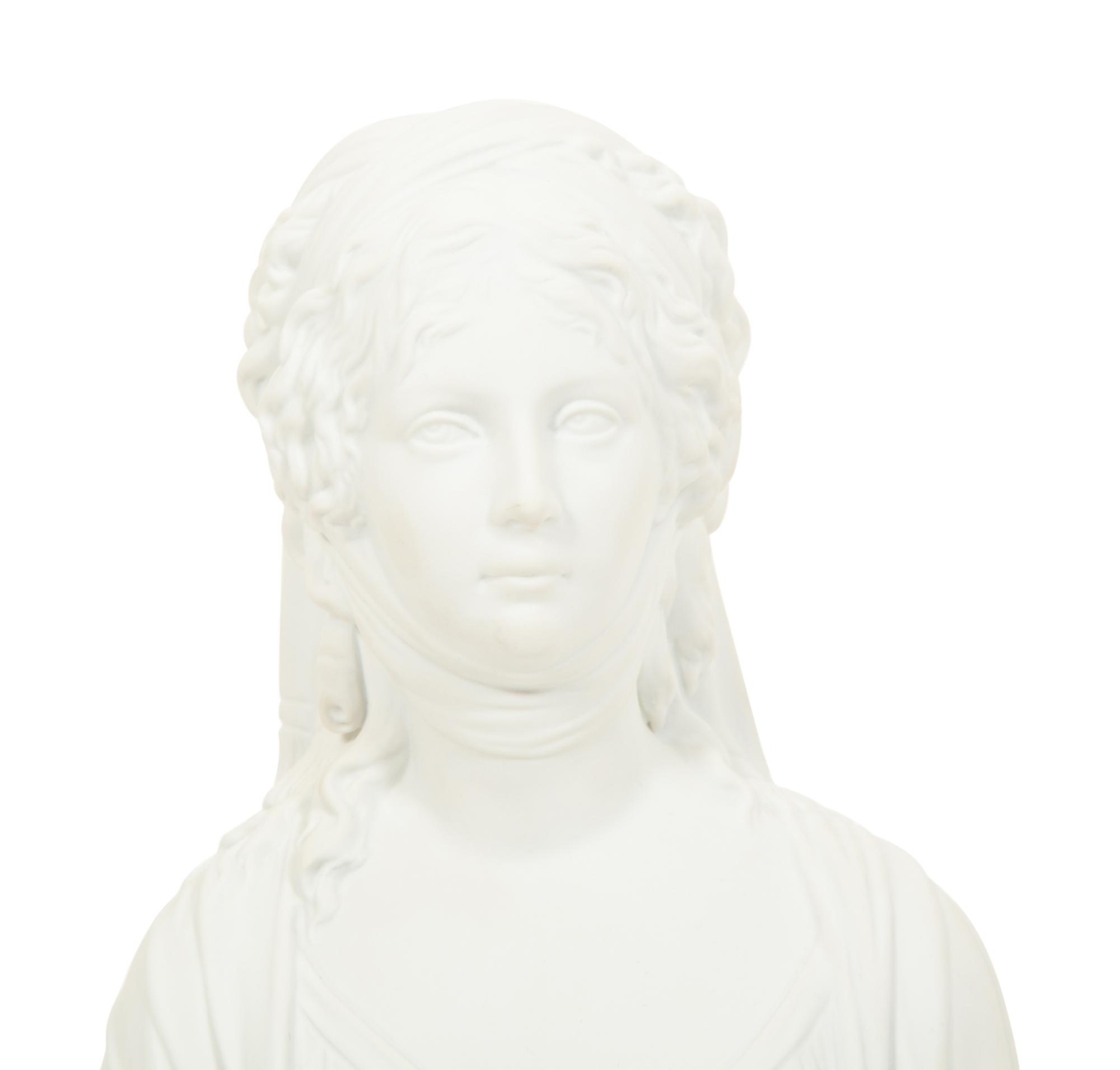 A Berlin (K.P.M.) Bisque Porcelain Bust