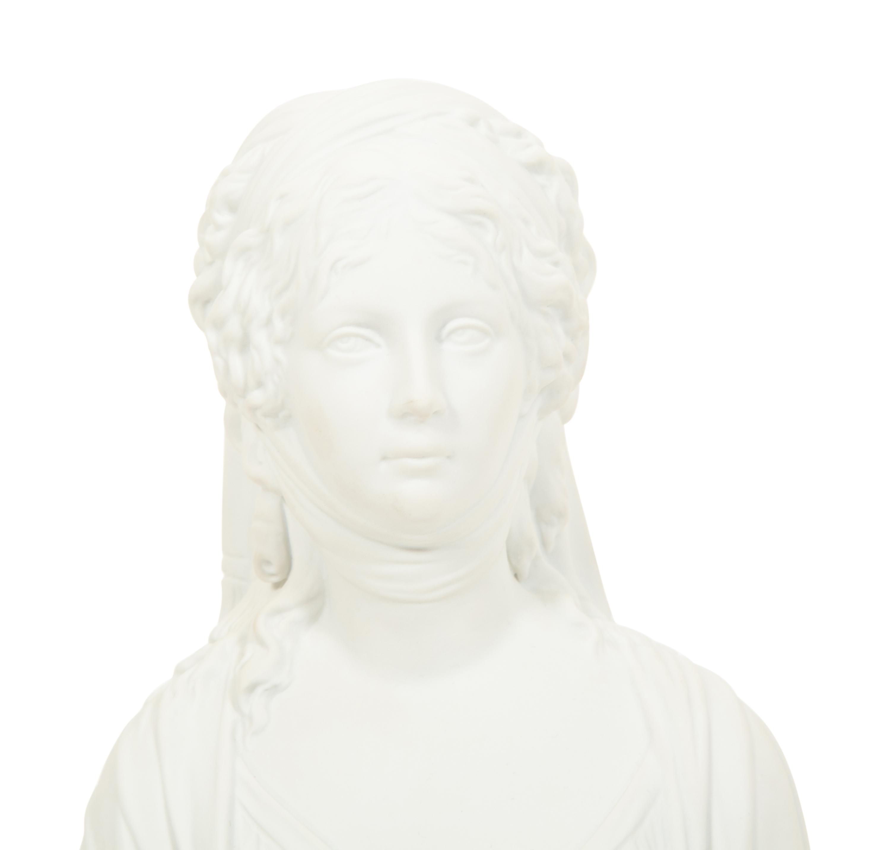 A Berlin (K.P.M.) Bisque Porcelain Bust