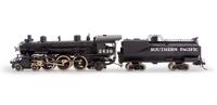 A Tenshodo Polychrome HO-Gauge Southern Pacific 4-6-2 Locomotive and Tender