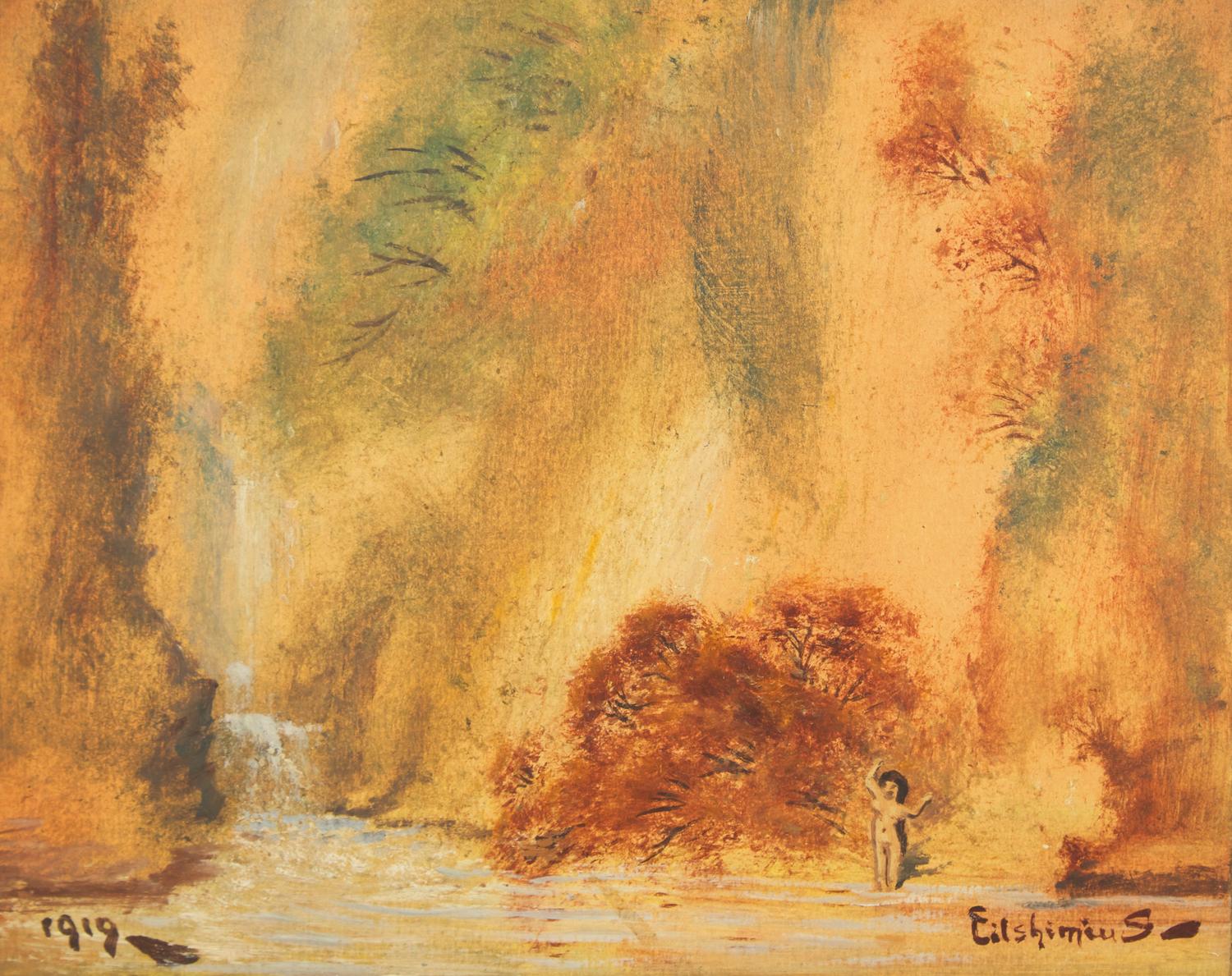 Girl Standing in Water, 1919