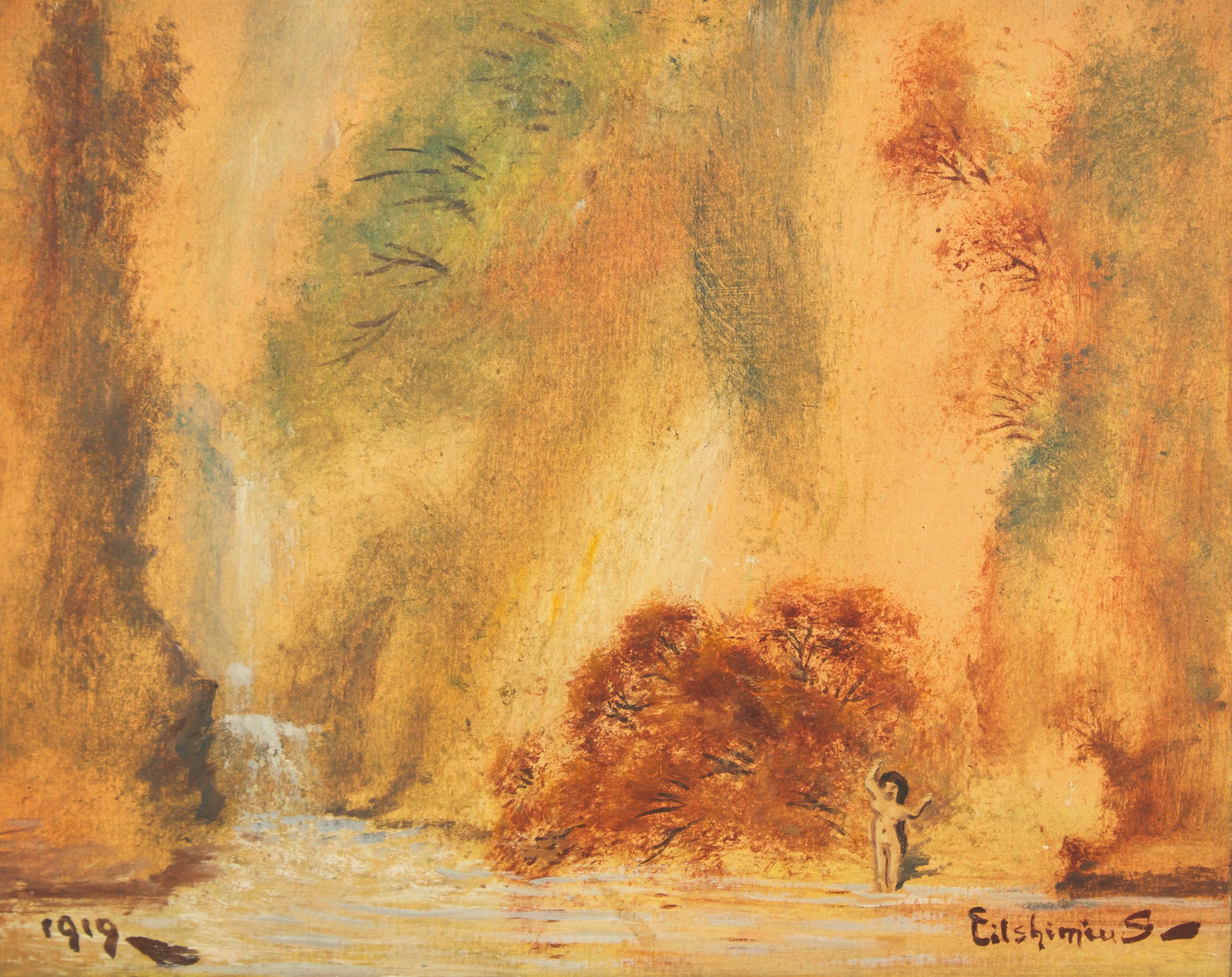 Girl Standing in Water, 1919