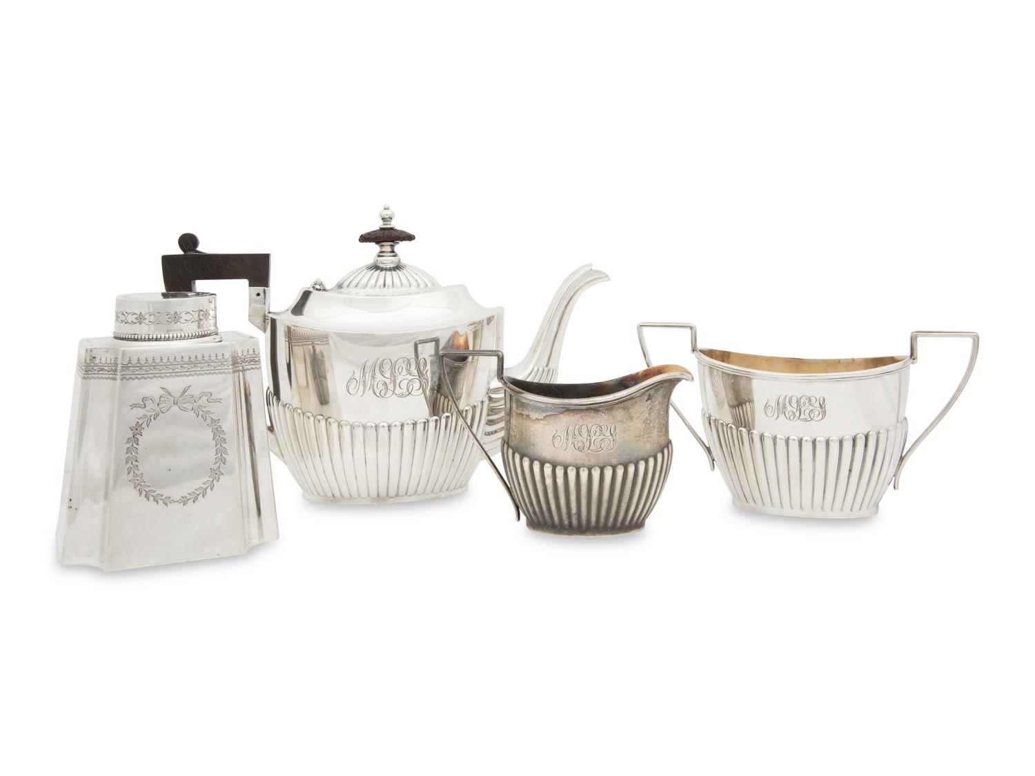 A Group of Gorham Silver Tea Articles