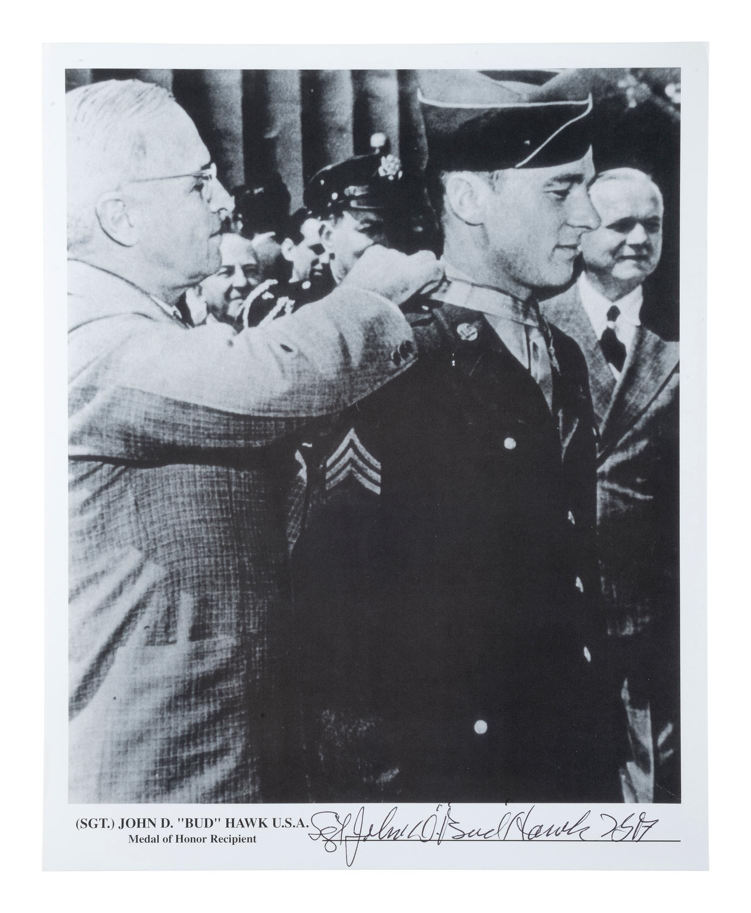 [WWII - MEDAL OF HONOR]. 88 signatures from 16 Congressional Medal of Honor recipients.