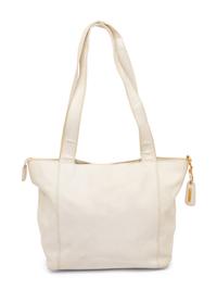 Chanel, White Leather Handbag & Silk Scarf