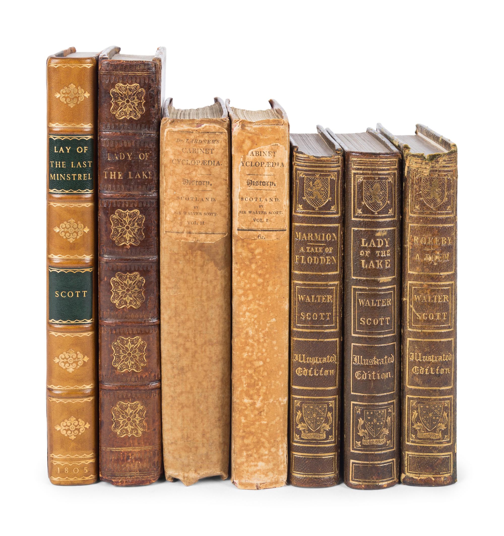 SCOTT, Sir Walter (1771-1832). A group of 7 works, including: