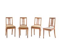 A Set of Four Italian Side Chairs