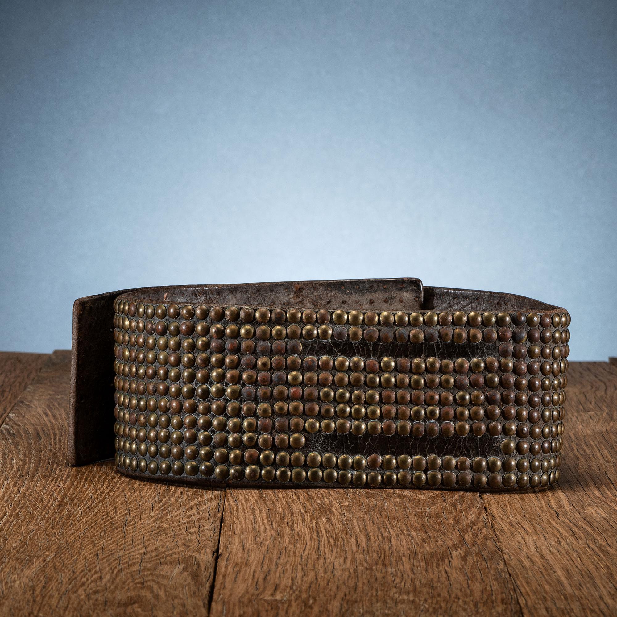 Northern Plains Tacked Leather Belt