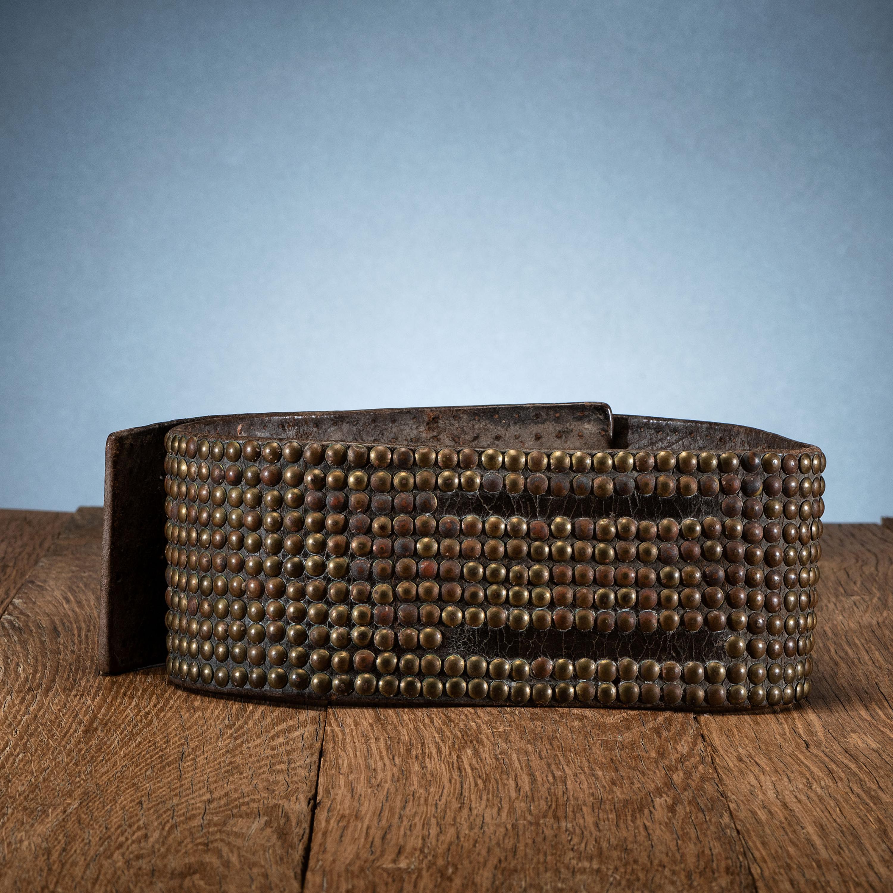 Northern Plains Tacked Leather Belt