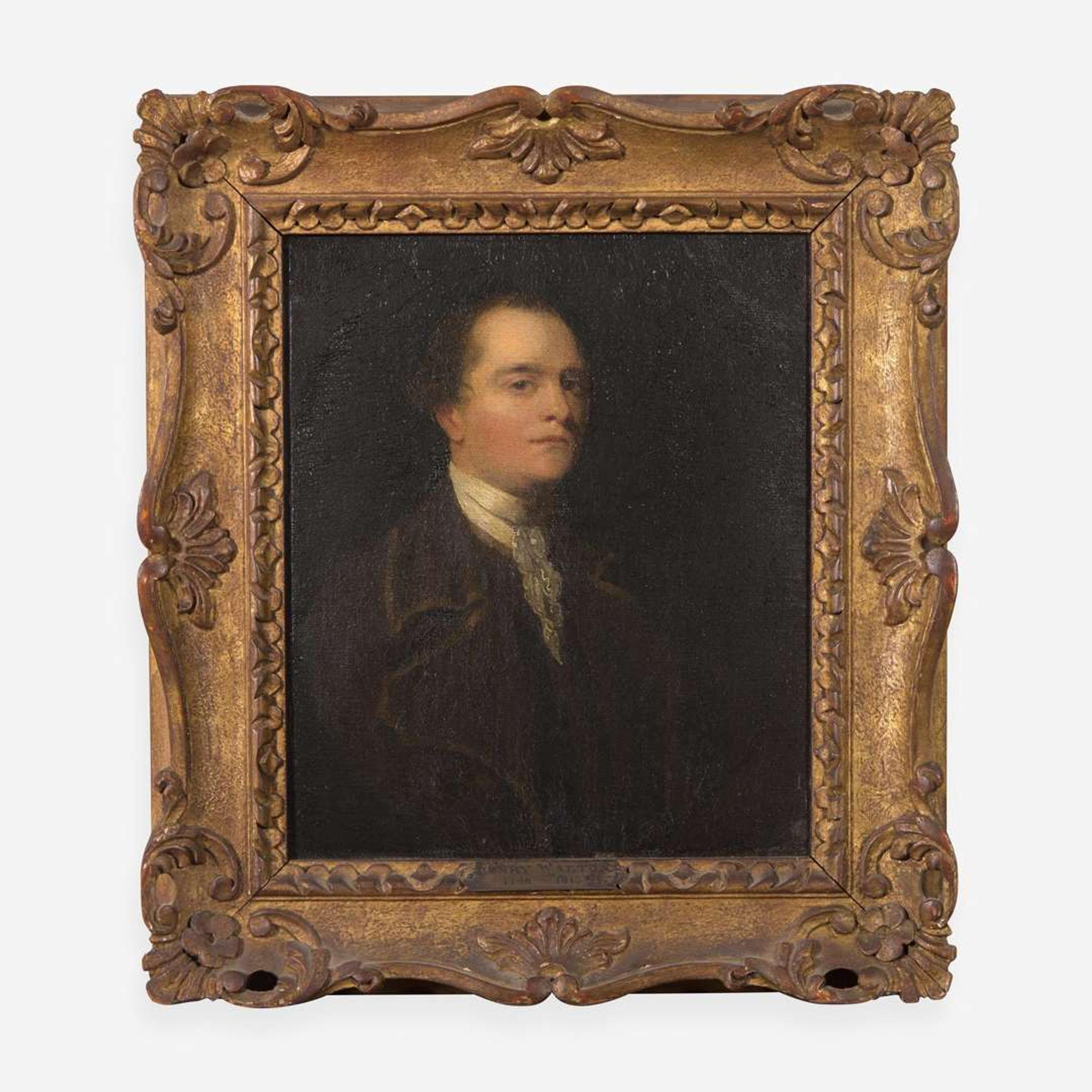 Attributed to Henry Walton (British, 1746–1813) Pair of Portraits of Gentlemen, Bust-Length