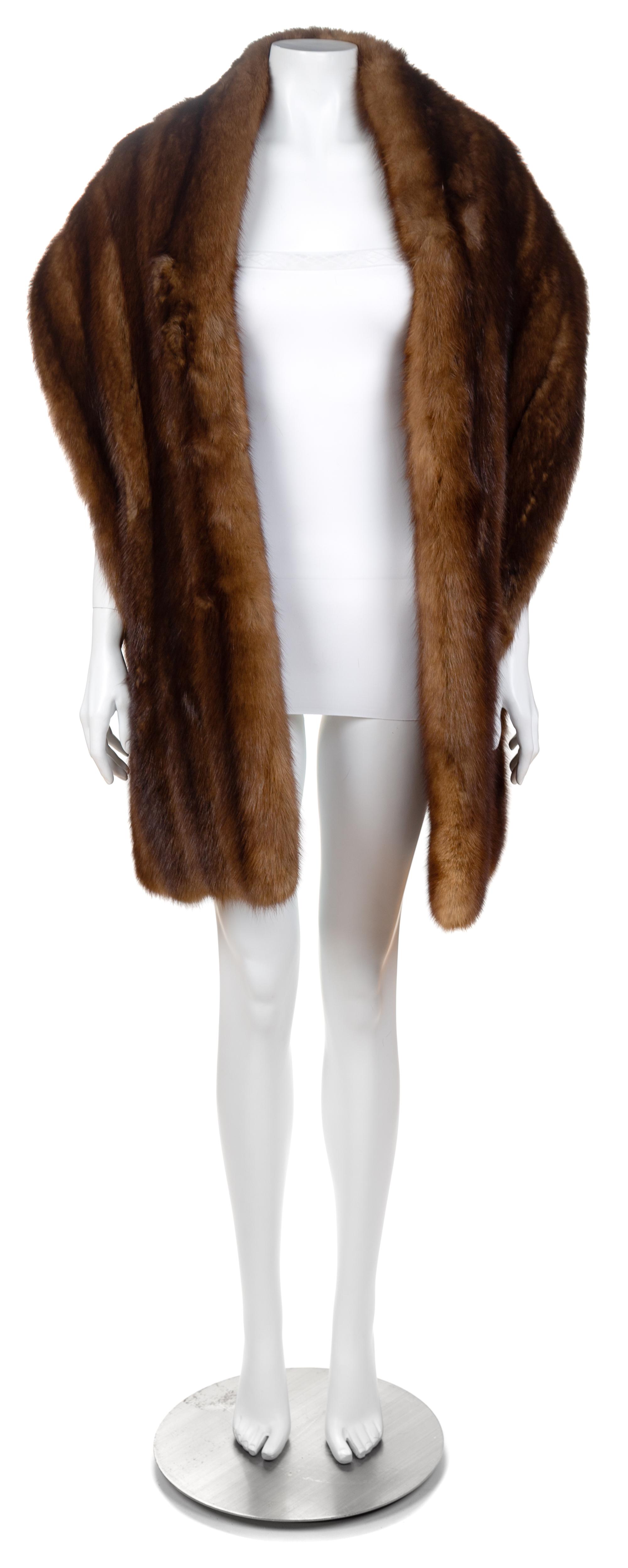 A Sable Wrap, 84" L x 12" W.