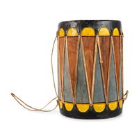 Cochiti Painted Hide Drum