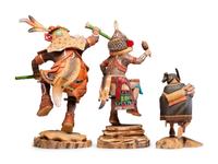 Katsinas, Warrior Maiden, War God, and Hilili
