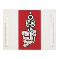 Roy Lichtenstein (American, 1923-1997) — Pistol (from Banner Multiples Calendar ), 1968