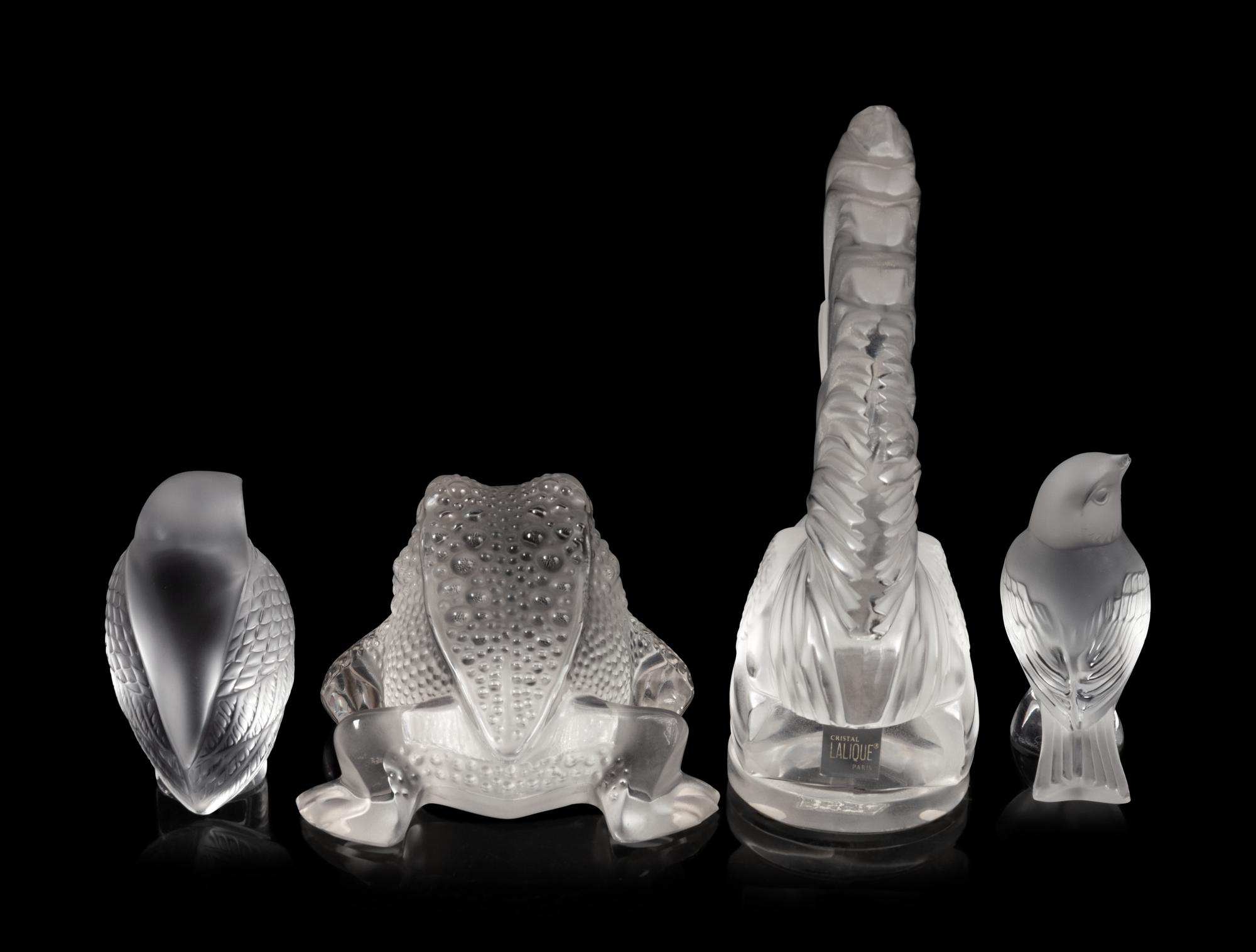 Four Lalique Sculptures