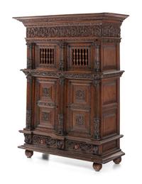 A Dutch Carved Oak Kast