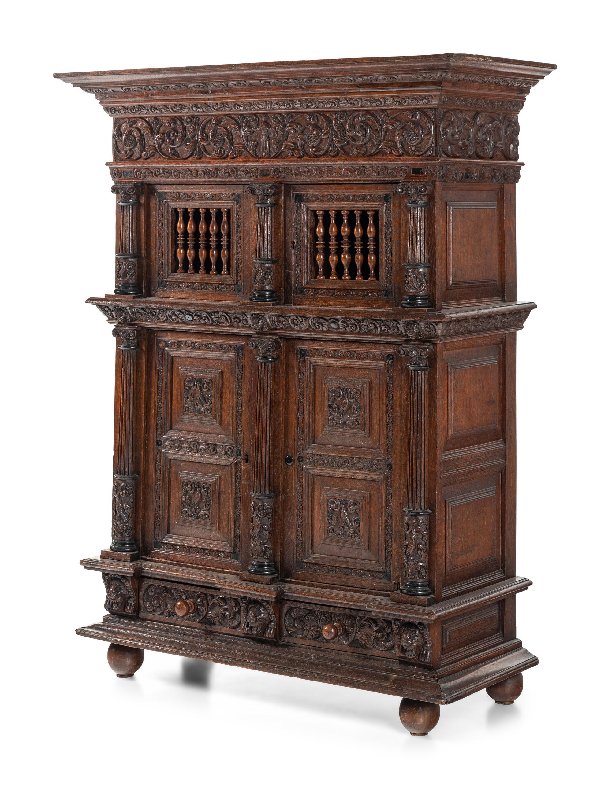 A Dutch Carved Oak Kast
