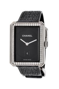 A Stainless Steel and Diamond 'Boy-Friend' Wristwatch, Chanel,