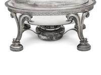 A Tiffany and Co. Silver Chafing Dish