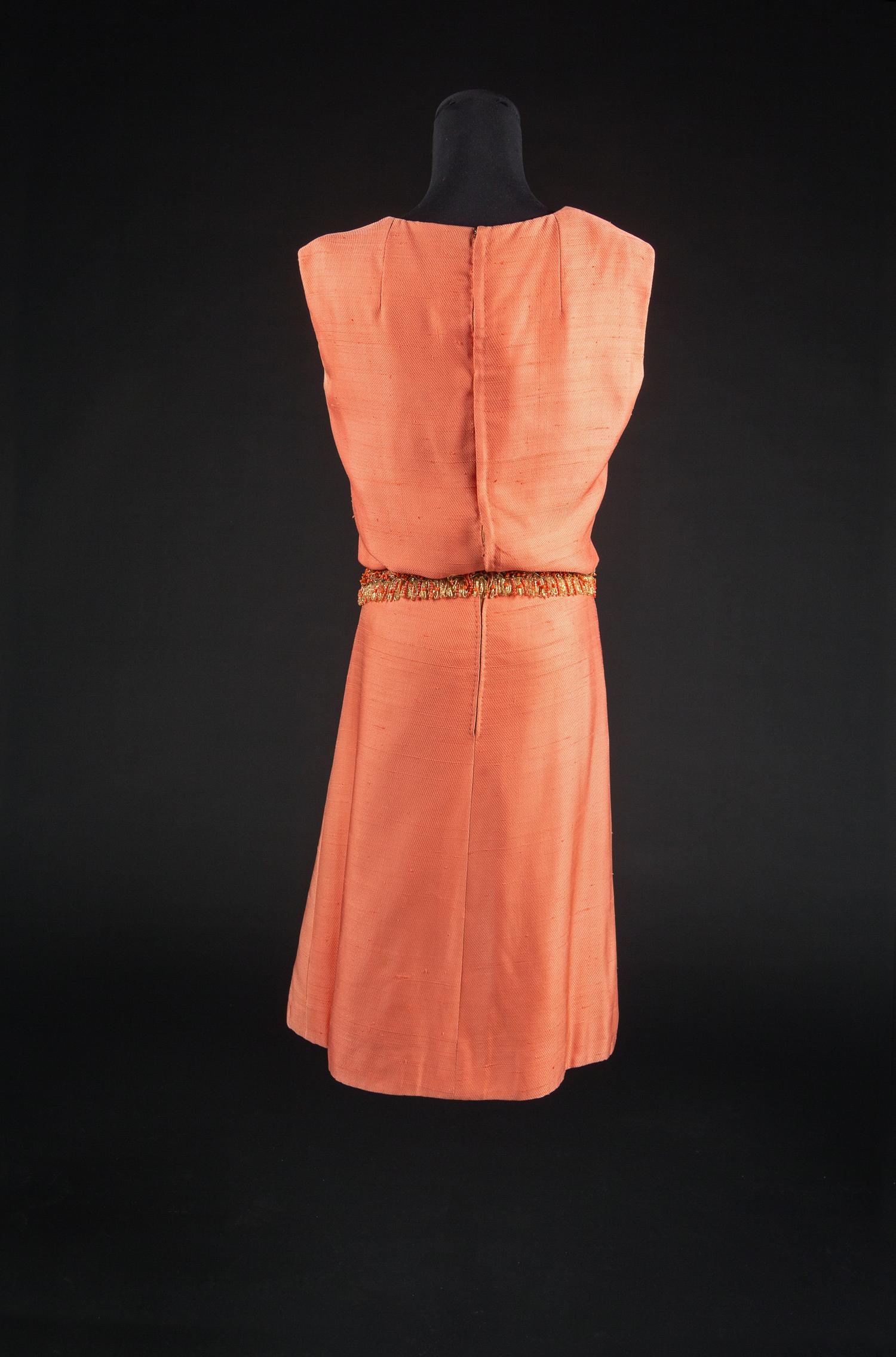 Christian Dior by Marc Bohan Haute Couture Ensemble, Spring-Summer 1961 — Worn by de Havilland in the photograph on the cover of her 1961 book 'Every Frenchman Has One' and for the press reception in March of 1961 in Atlanta for the special showing of "Gone with the Wind" in honor of the Centennial of the Commencement of the Civil War.