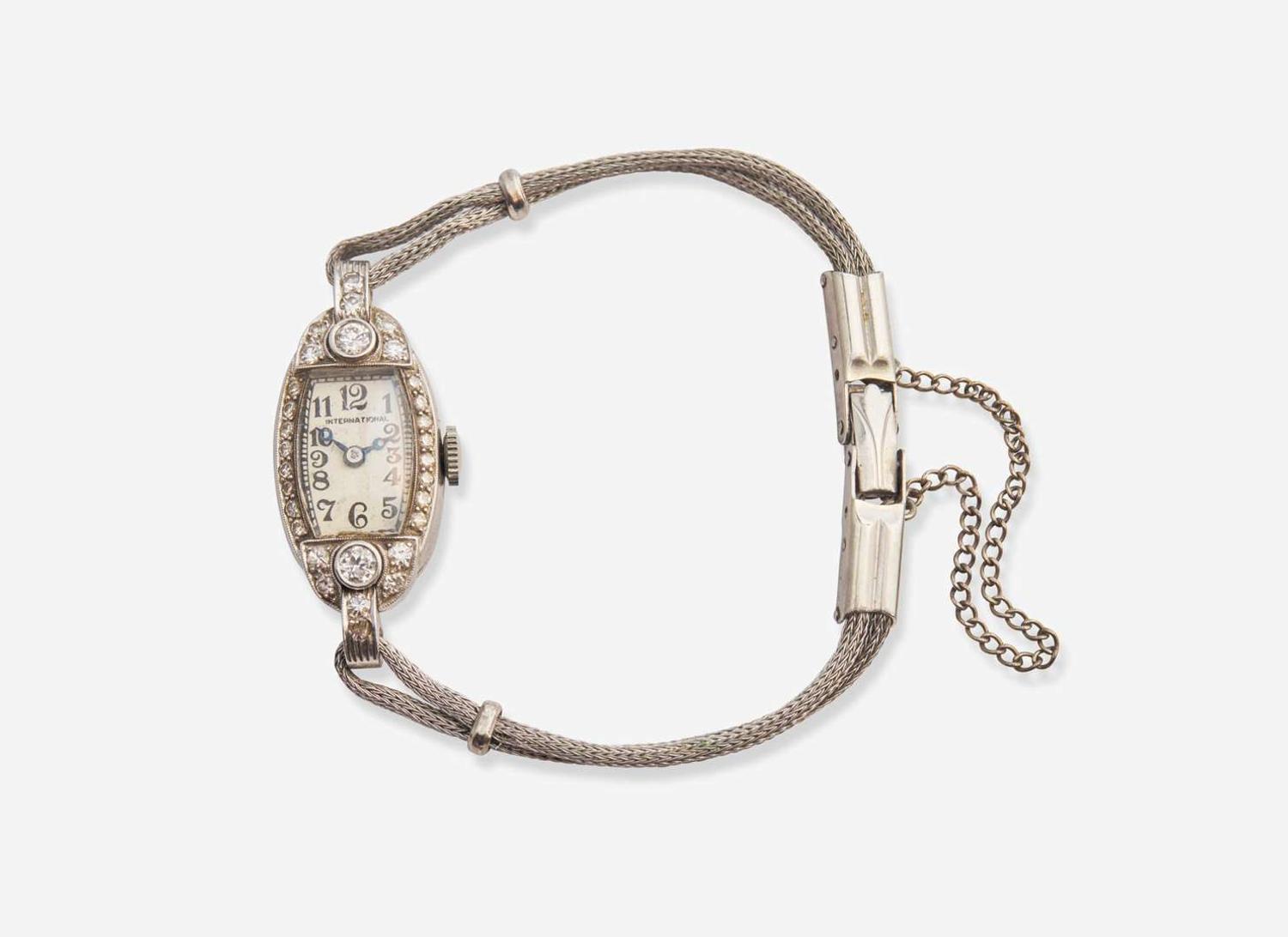 A Ladies International Watch Co. Diamond Watch