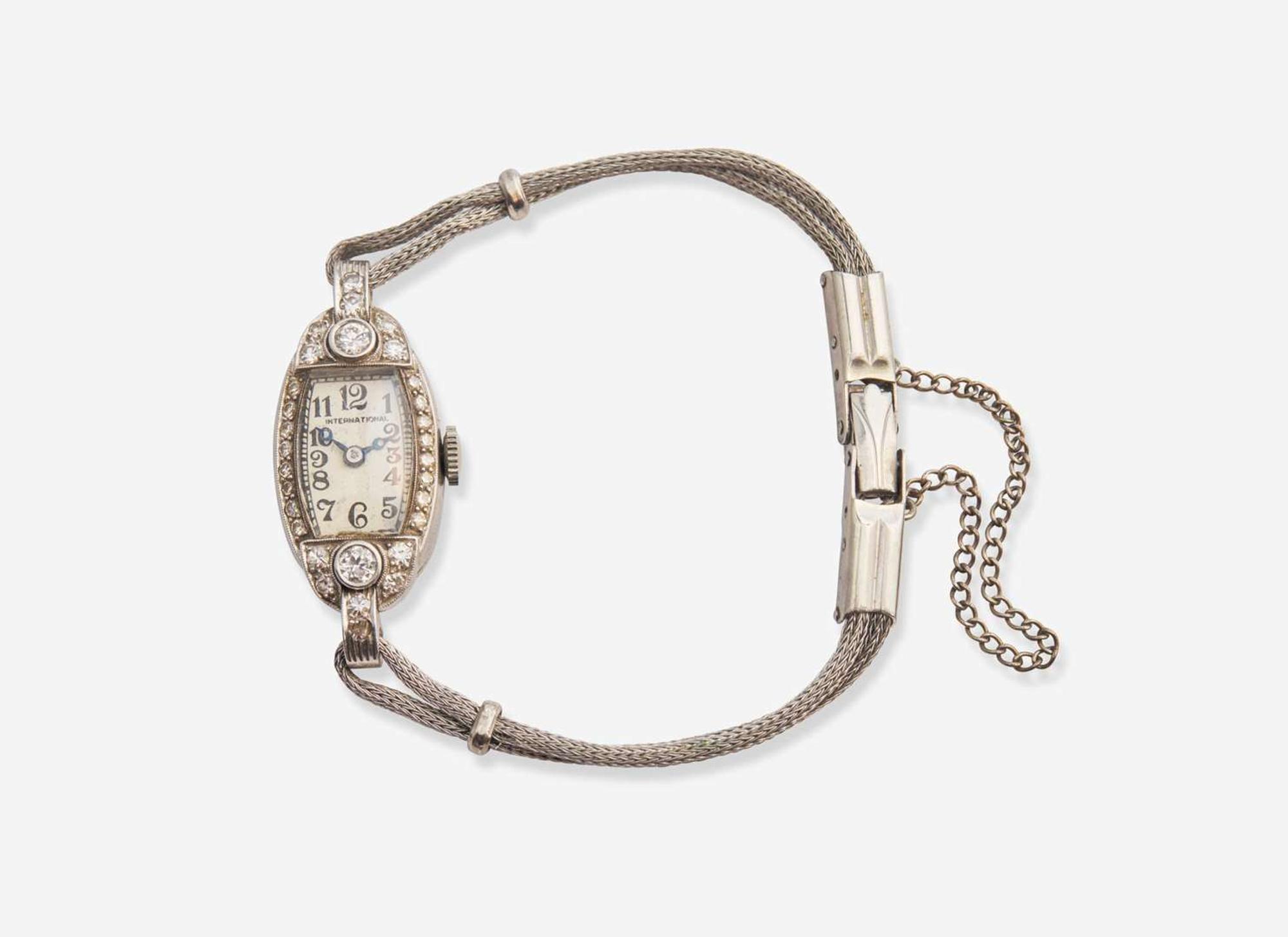 A Ladies International Watch Co. Diamond Watch