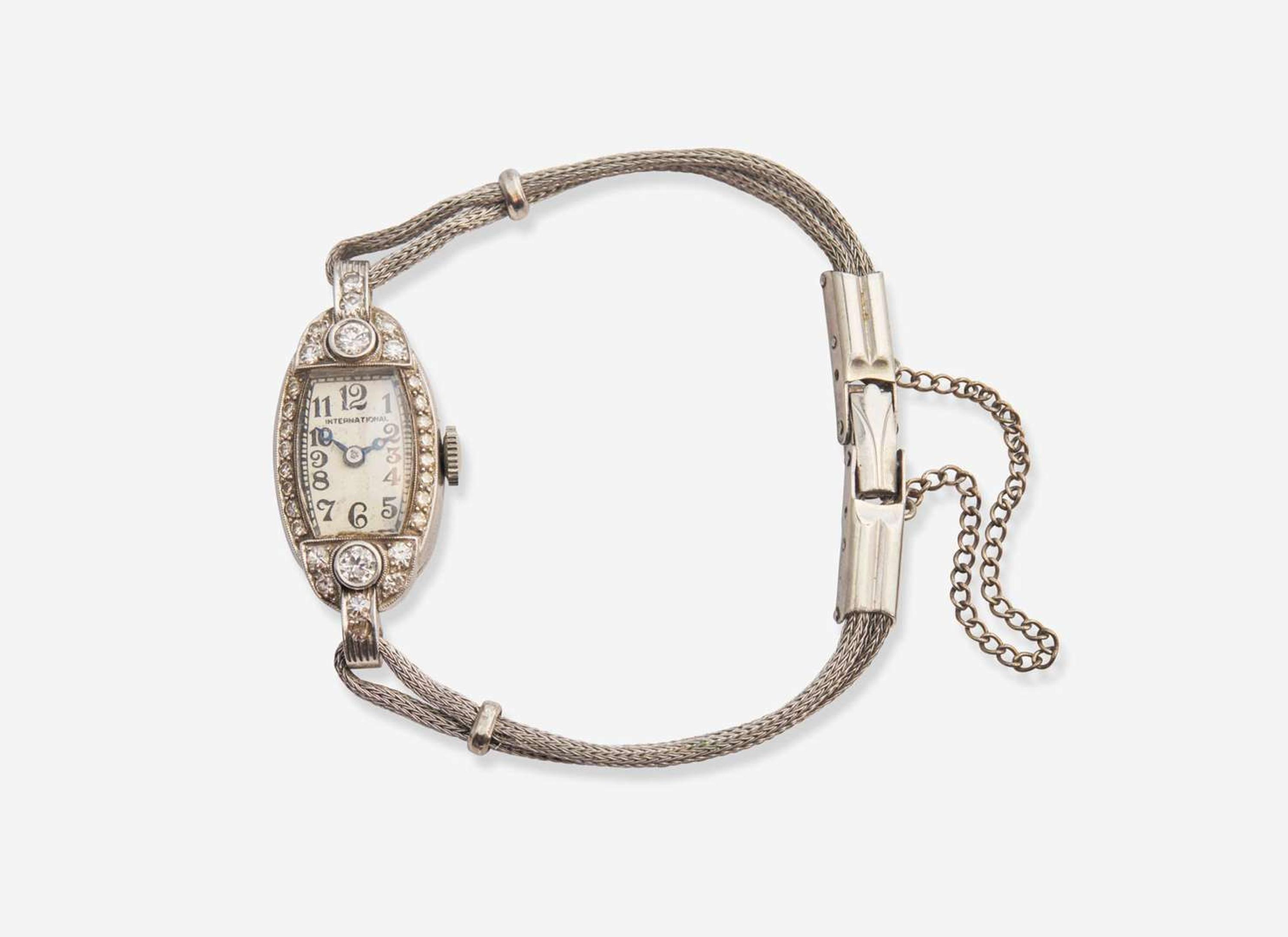 A Ladies International Watch Co. Diamond Watch