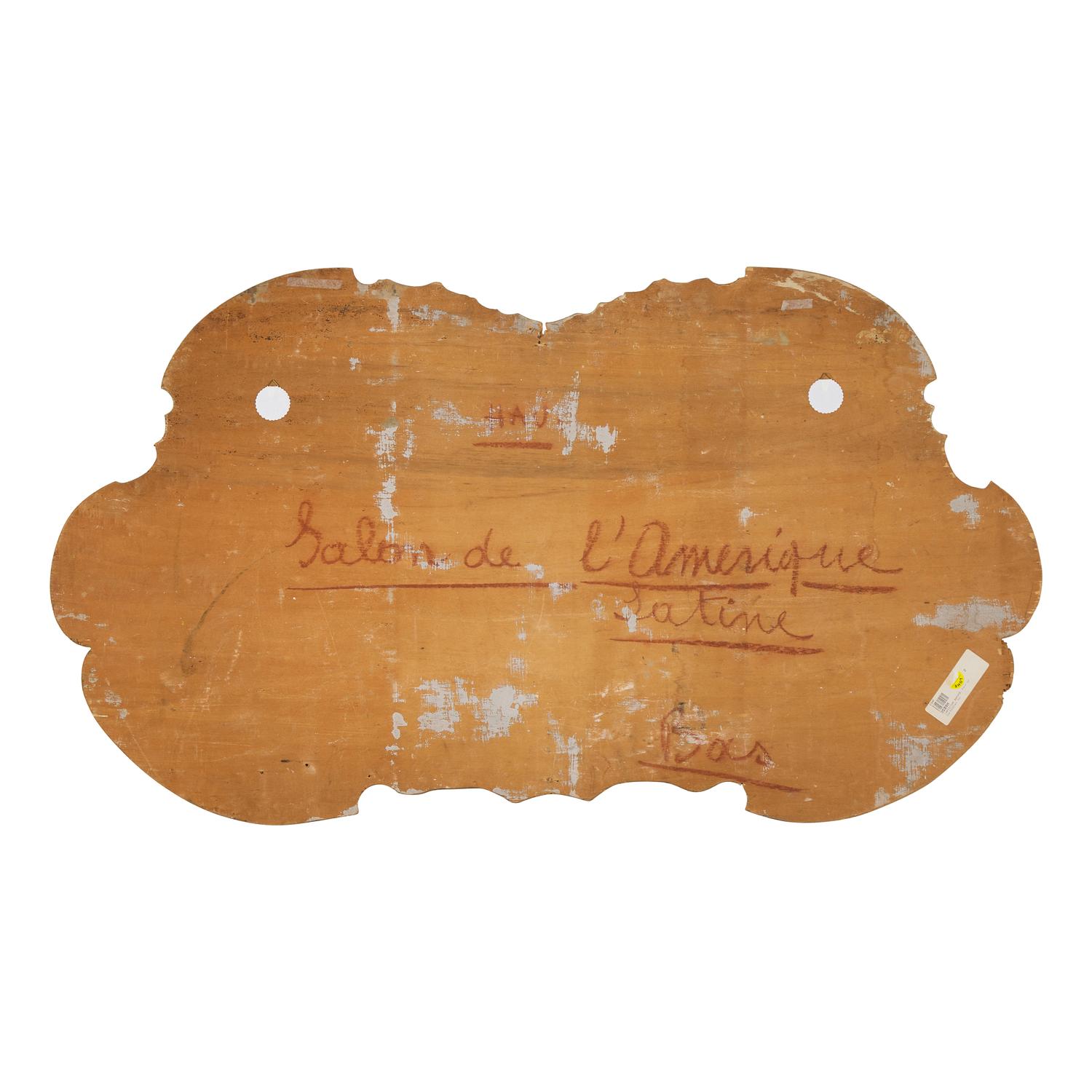 Christian Bérard (French, 1902–1949) — Pair of Cartouches for the "Bal du Panache" held at the Maison de L'Amérique Latine, Paris , 1947