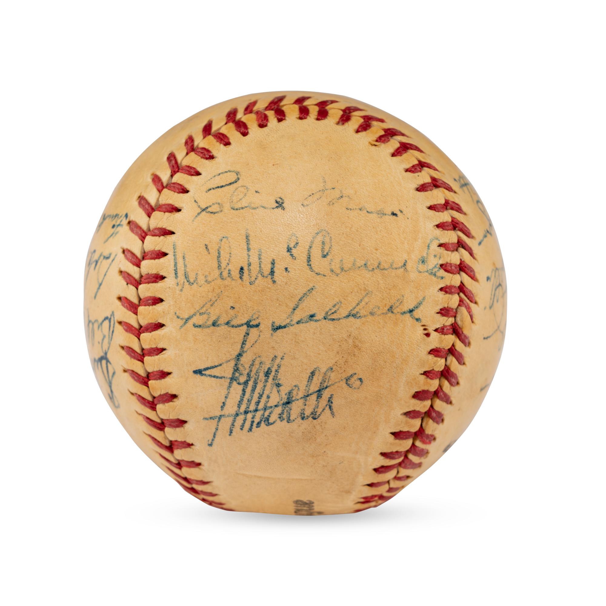 A 1948 Boston Braves Team Signed Autograph Baseball Including Billy Southworth (Beckett Authentication Services)