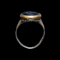 A Sicilian Electrum and Onyx Signet Ring of a Templar Grand Master