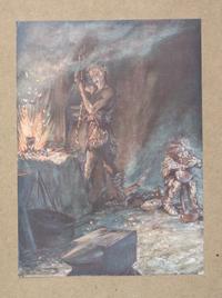 (HALPIN, BILL; RACKHAM, ARTHUR) WAGNER, RICHARD. Siegfried and the Twilight of the Gods. London, 1911. Limited, signed.