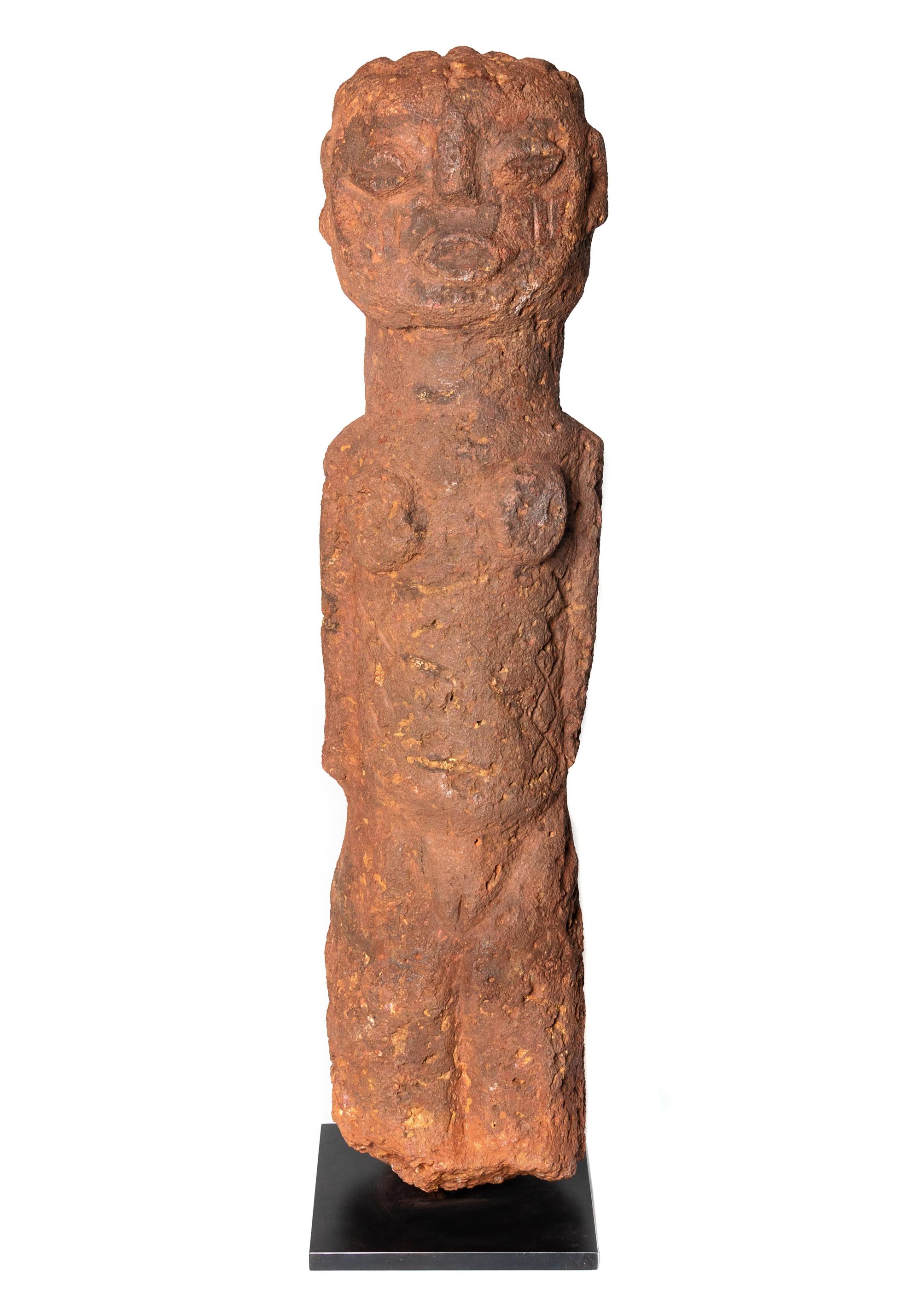 A Bongo Carved Laterite Figure