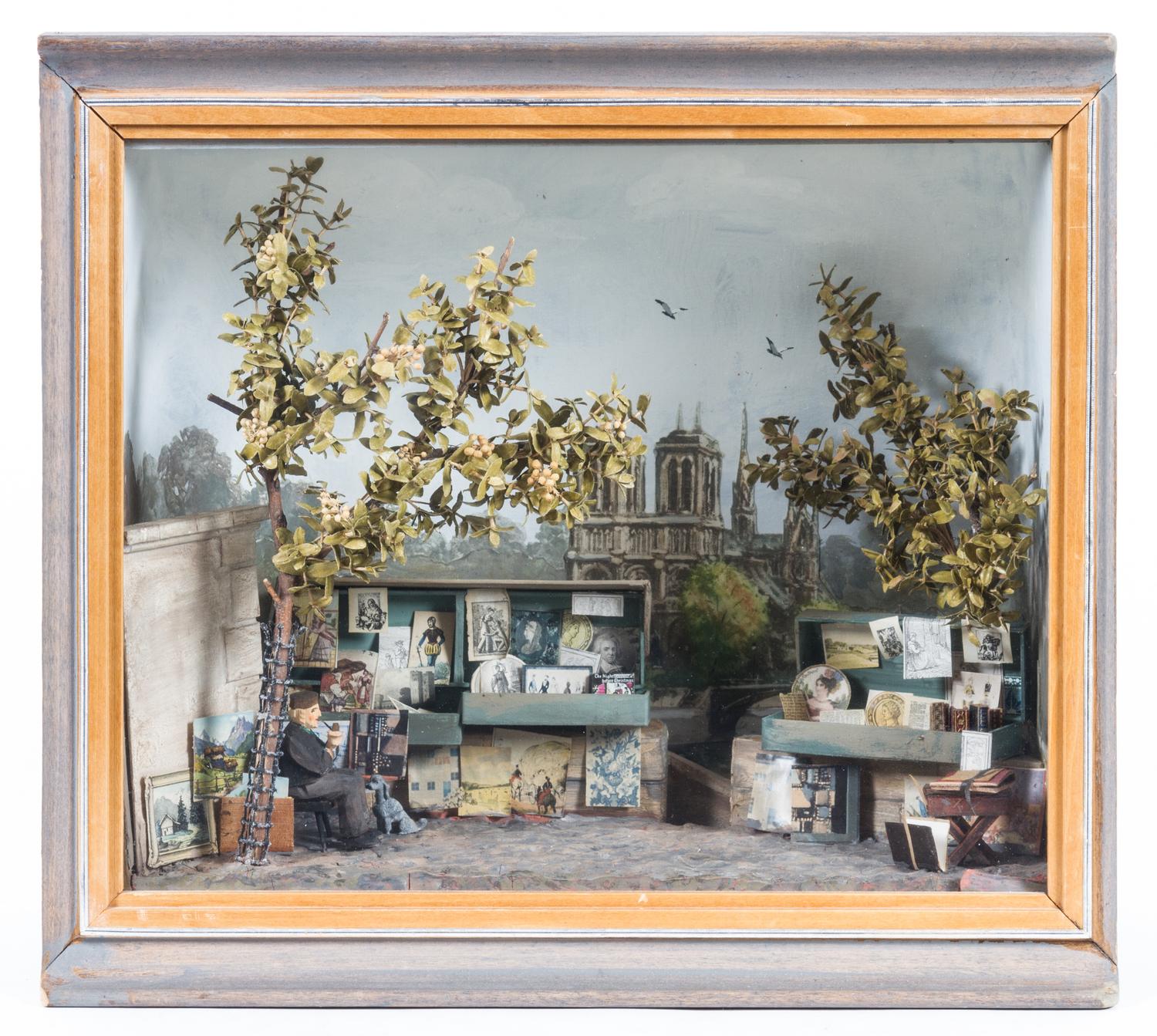 An American Diorama Height 13 1/4 x width 14 3/4 x depth 7 inches. — ATTRIBUTED TO NARCISSA THORNE